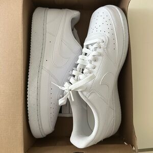 Brand New! Nike Court Vision Low White Sneakers